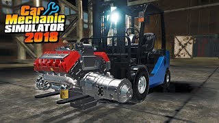 TWIN TURBO FORKLIFT - Car Mechanic Simulator 2018