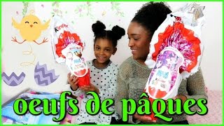 OUVERTURE DES OEUFS DE PÂQUES KINDER SURPRISES !