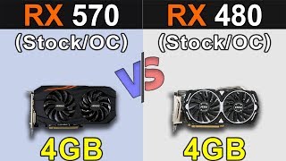 RX 570 Vs. RX 480 | Stock and Overclock | New Games Benchmarks
