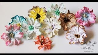 How To: Tutorial on Handmade Paper Gardenia Flowers