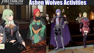 FE3H Cooking & Choir Singing with Ashen Wolves - Fire Emblem Cindered Shadows