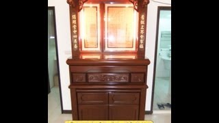 神桌 精緻佛櫥 3尺6ML佛心祖德聯 ~時尚神桌神明桌現代佛桌供桌廟桌神櫥神明櫥佛櫥神龕佛龕神像佛像佛祖聯佛聯神聯神明聯神明彩聯對佛(像)掛公媽聯祖先聯公媽牌祖先牌位佛堂設計 中日藝術工作坊 N30
