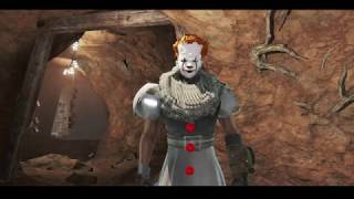 Pennywise In Fallout 4 - Eating Children In The Sewers #ITChapter2