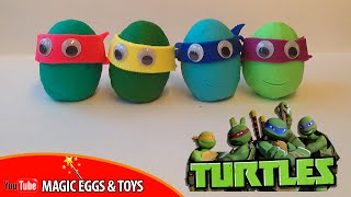 PLAY-DOH TMNT (TEENAGE MUTANT NINJA TURTLES) SURPRISE EGGS