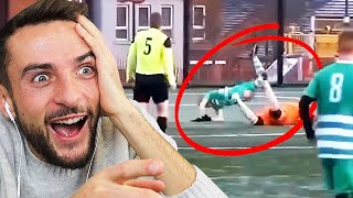 JE RÉAGIS AUX VIDÉOS LES PLUS DRÔLES DU FOOTBALL AMATEUR #2