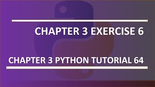 Exercise 6 / modify number guessing game : Python tutorial 64