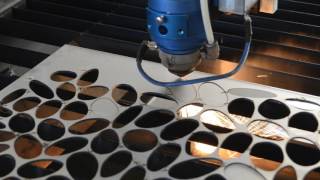Homemade laser cutter 2mm stainless steel