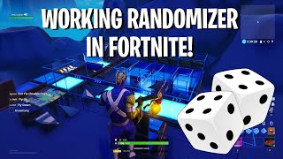 How to Make a Working Randomizer / Dice Machine in Fortnite Creative