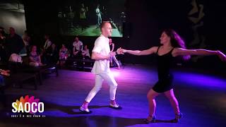 Nikita Kruglov and Olesya Petrova Salsa Dancing at Moscow MamboMania weekend, Friday 26.10.2018