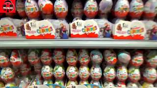 СЛАДОСТИ. Катя покупает много сладостей чупа-чупс, киндер.