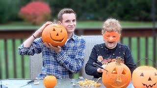 Carving Pumpkins With My Grandma