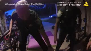 Palm Coast woman bites deputy’s leg during arrest causing officer to pass out