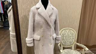 Пошив шубы в стиле Max Mara из меха мутона