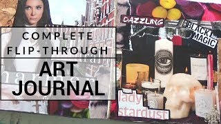 Art Journal Flip Through | Completed Collage Journal #2