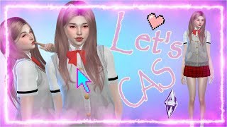 The Sims 4: Let's CAS! Японская школьница