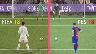 FIFA 18 Vs PES 18: Penalty Kicks