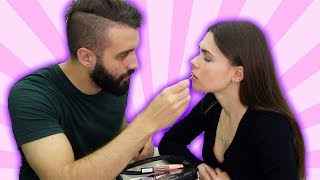 МАКИЯЖ ОТ EVONEON | ПАРЕНЬ КРАСИТ ДЕВУШКУ