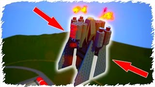 НЕВЕРОЯТНЫЕ ПОСТРОЙКИ ИЗ КОНСТРУКТОРА ЛЕГО В BRICK RIGS ОНЛАЙН