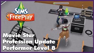 The Sims Freeplay Movie Star Profession Performer Level 8