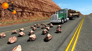 КАК ОСТАНОВИТЬ ФУРУ БЕЗ ТОРМОЗОВ НА СПУСКЕ | BeamNG.drive