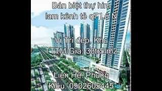 Bán nền đất biệt thự Him lam kênh tẻ q7 DT 10x20 Gía HOT, Kiều: 0902797371