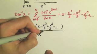 Using Series to Evaluate Limits