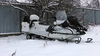 Снегоход Ямаха Викинг. Злой тюнинг