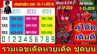 เลขเด็ดหวยเด็ด 16/11/59 ชุด เลขเด่นบน คู่โต๊ดบน สามตัวบน เลขบนงวดนี้ เลขเด็ด หวยเด็ด เลขเด็ดงวดนี้