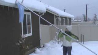 the snowlance. roof snow removal tool.
