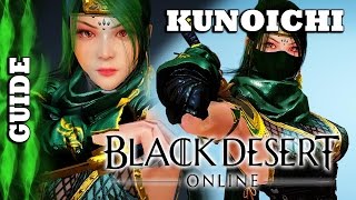 Black Desert Online - Guide - Kunoichi : S.Sword & Kunai, String of Attacks