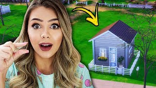 A MENOR CASA que já fiz no THE SIMS! (Desafio 5x5)