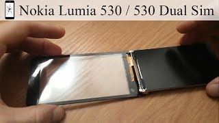 Nokia Lumia 530 / 530 Dual Sim замена экрана Как поменять дисплей и тачскрин