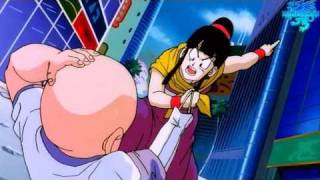 Dragonball Z- Chi-Chi Kicks Krillin's Butt [True 1080p HD]