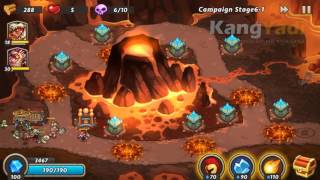 [Android Game Guide] How To Play Castle Defense 2 Stage 6-1 Vulcano Conflict