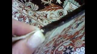 How to tell Real Silk from Fake Silk Rugs-by Luv-A-Rug
