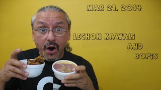 Filipino food hit #1!!!  Lechon Kawali and Bopis!