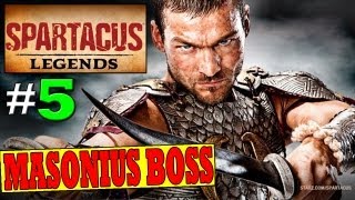 SPARTACUS LEGENDS: Walkthrough DEFEAT MASONIUS BOSS - District Donus Nobilium - PS3/XBOX360 [HD]