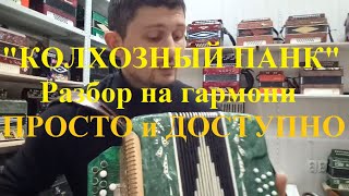 Колхозный панк на гармони РАЗБОР