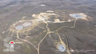 Аэросъемка Булганакских грязевых вулканов/Долина вулканов (Керчь, Крым)