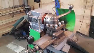 Мой самодельный токарный станок по металлу.Ступица ГАЗ -53.My homemade metal lathe .