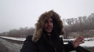 Едем в Харьков//первый снег//состояние дорог в Украине