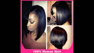 short wigs for black women - cheap human hair lace front wigs for black women from vickylacewigs