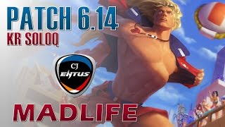 CJ Entus Madlife - Taric Support - KR LOL Master 588LP