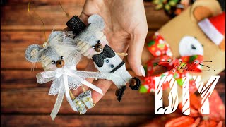 DIY soli4ka_s Іграшки на ялинку/ символ 2020 року/ новорічні мишки/ new year 2020
