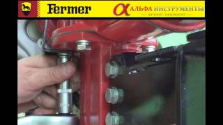 Культиватора FERMER FM 909MSL с пониженной передачай