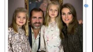 Los Príncipes y sus hijas felicitan la Navidad ante un Velázquez en el Prado