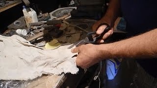 Простой способ заточить ножницы