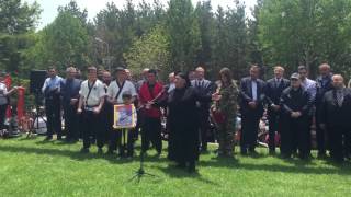 Ֆիդար Ալոյանի տատիկի ելույթը «Վերածնունդ» հուշահամալիրում