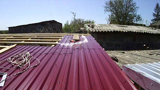 навес (летник, стойло для коров) своими руками (часть 7)