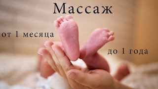 МАССАЖ малышу Паше 1 год проф. Советуют все врачи